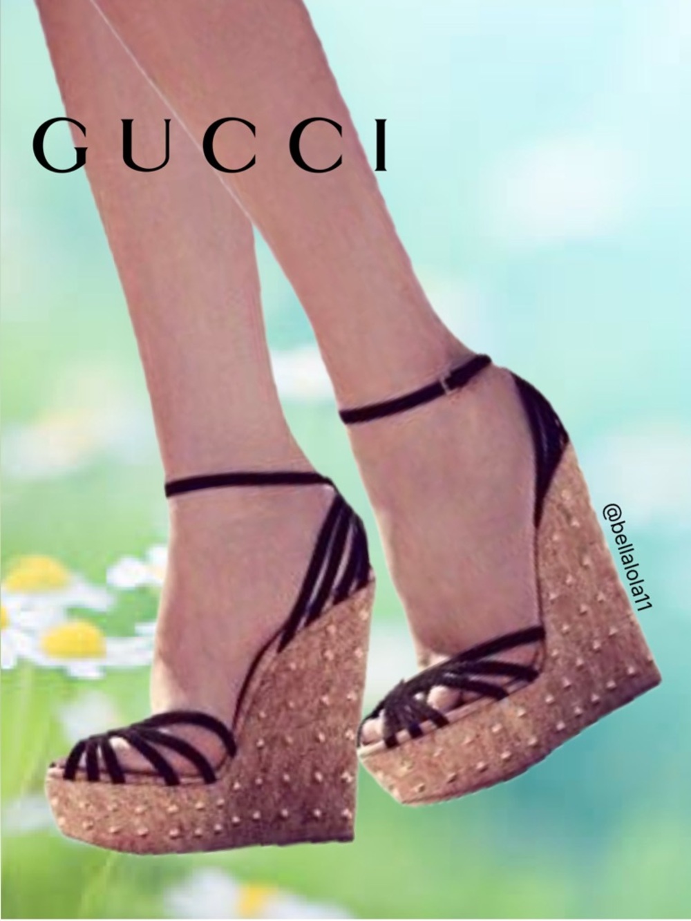 AUTHENTIC GUCCI RESORT COLLECTION WEDGES